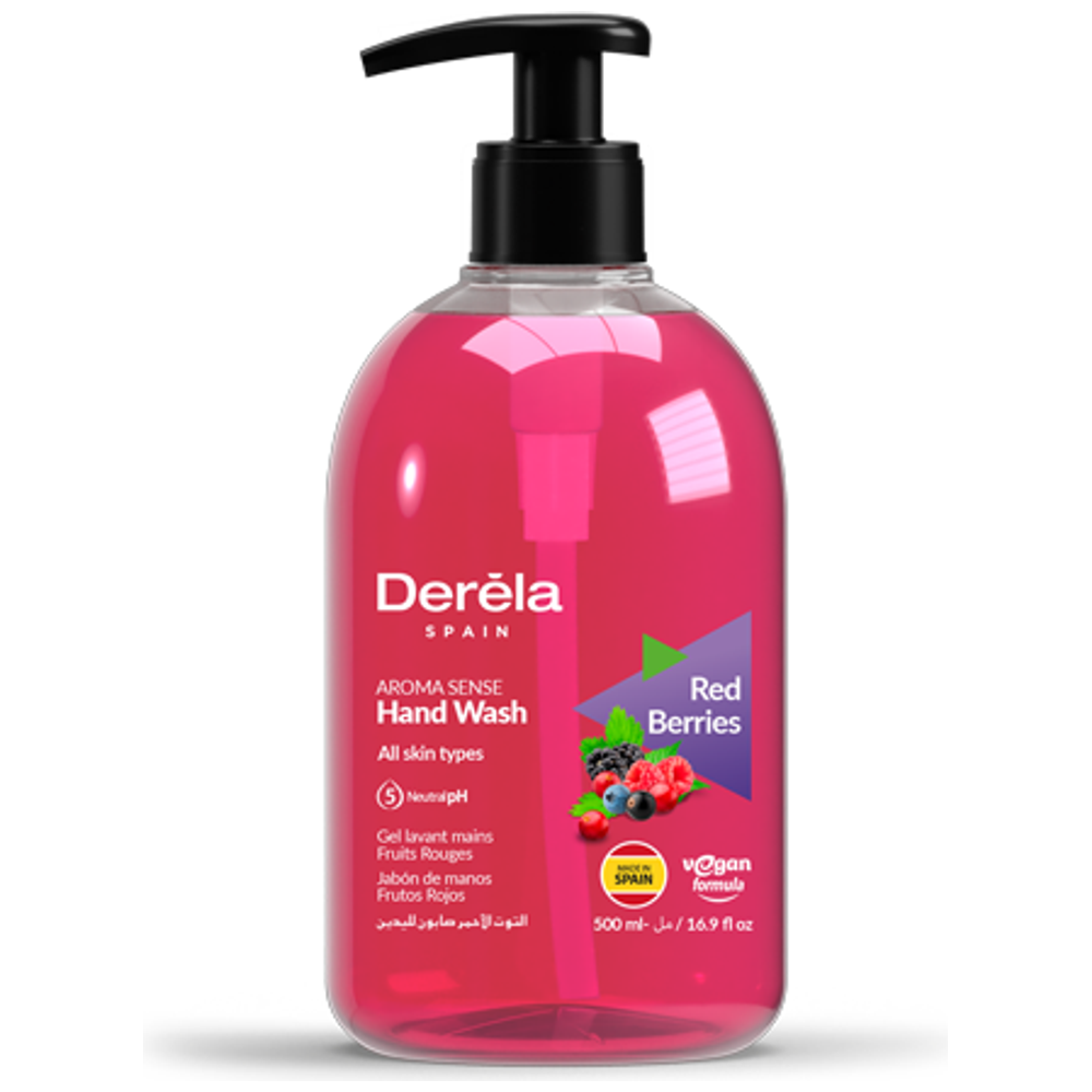 Derela Spain Hand Wash Red Berries - 500 ml