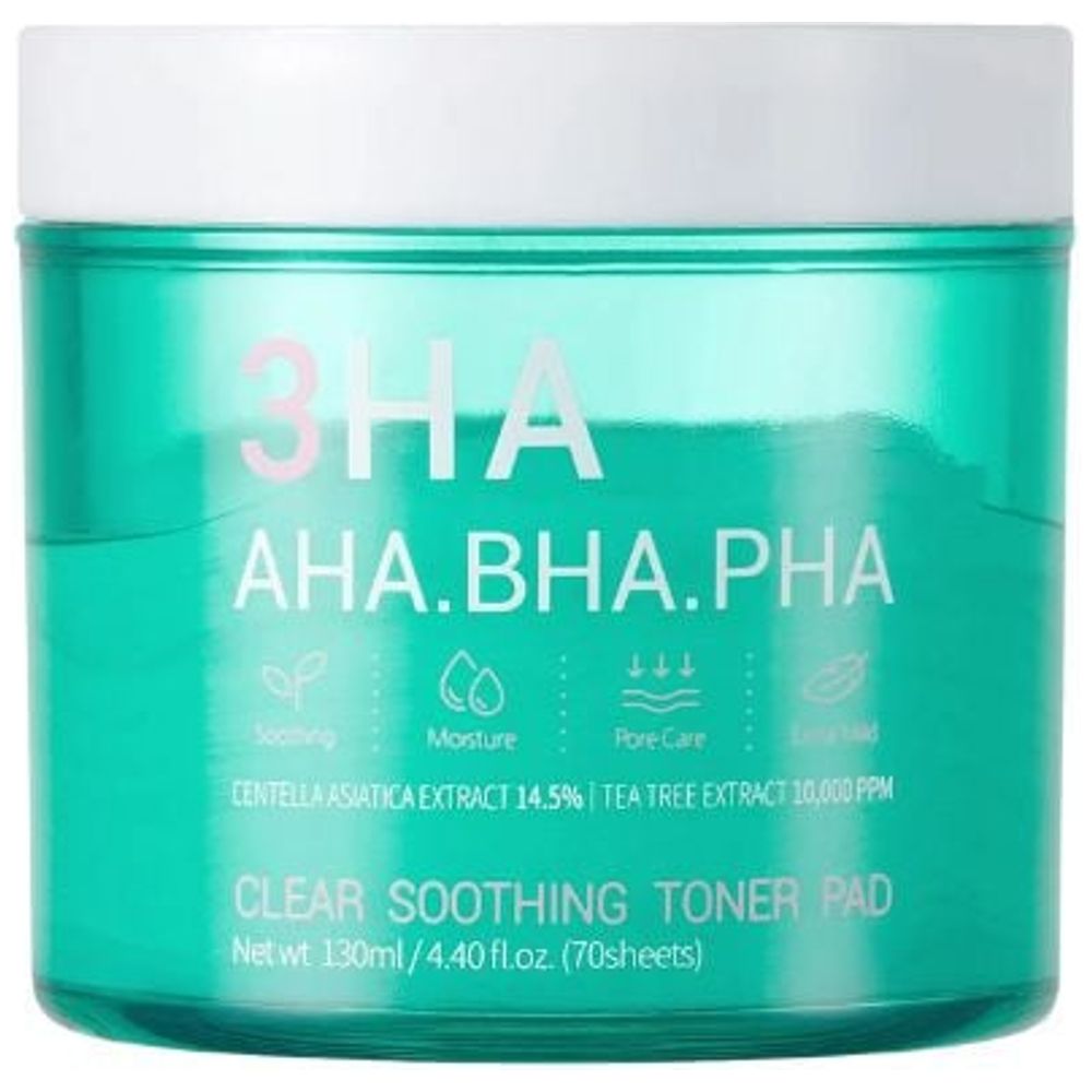 Esfolio 3HA Clear Soothing Toner Pad- 70 sheets