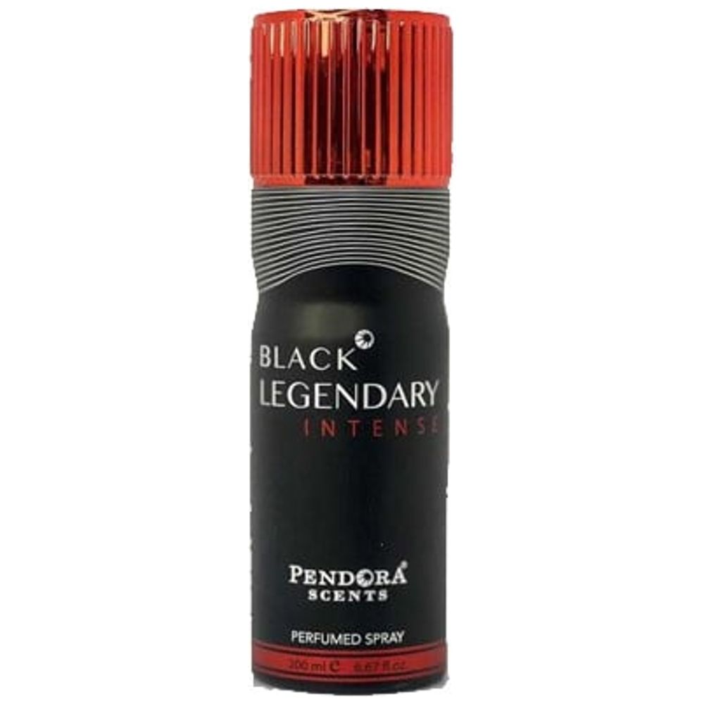 Black Legendary by Pendora Scents for Men - Deodorant Body Spray,  200 ml