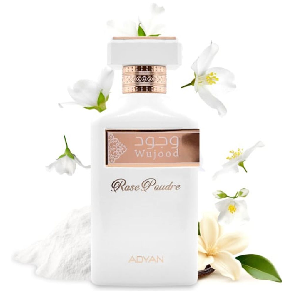 Wujood Rose Poudre By Adyan For Women - Eau De Parfum - 100 ml