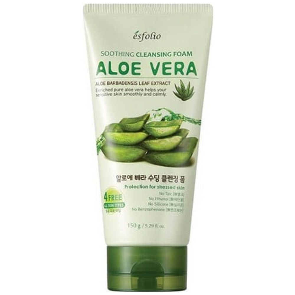 Esfolio Aloe Vera Soothing Cleansing Foam - 150 g