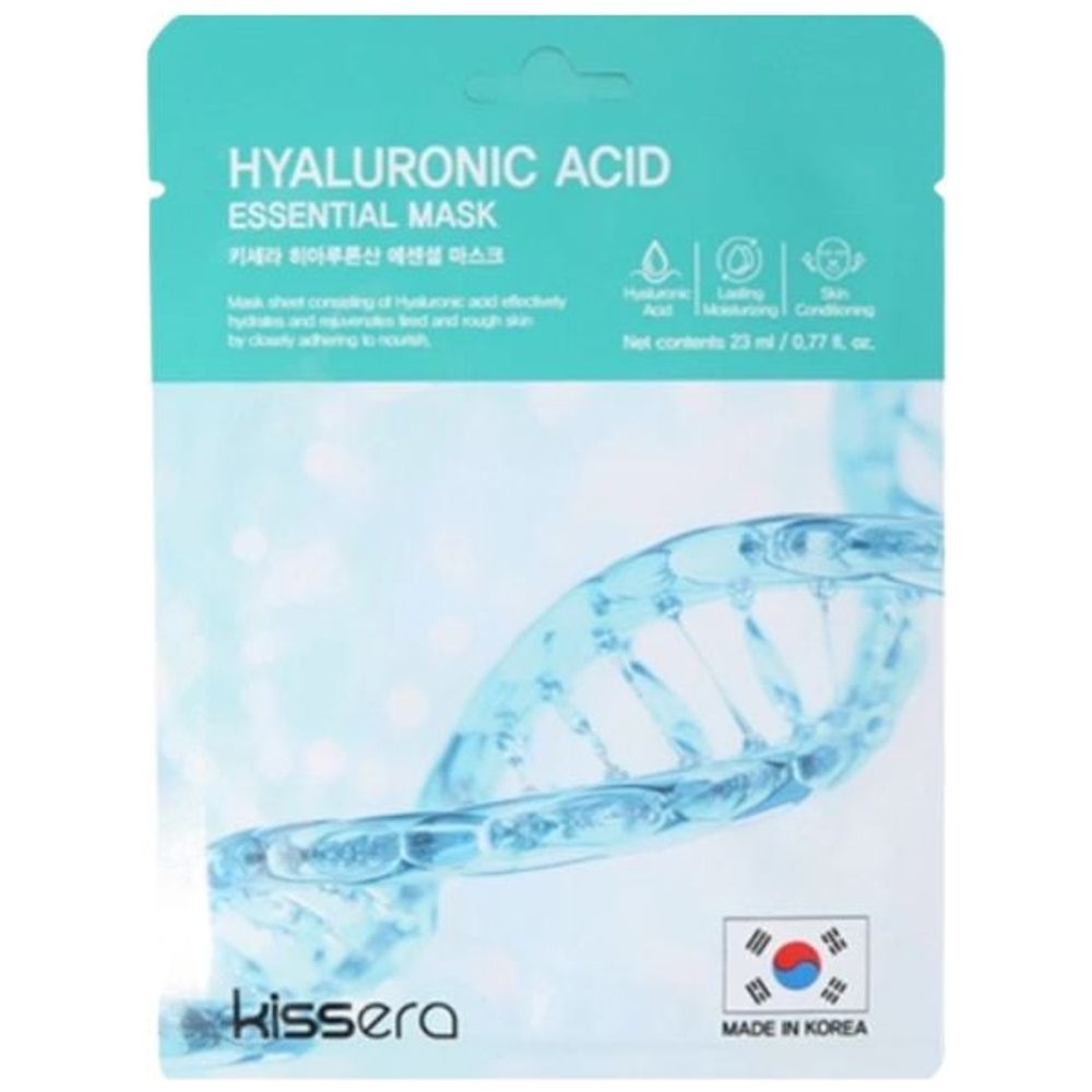 Kissera قناع الوجه بحمض الهيالورونيك للترطيب العميق والإشراق