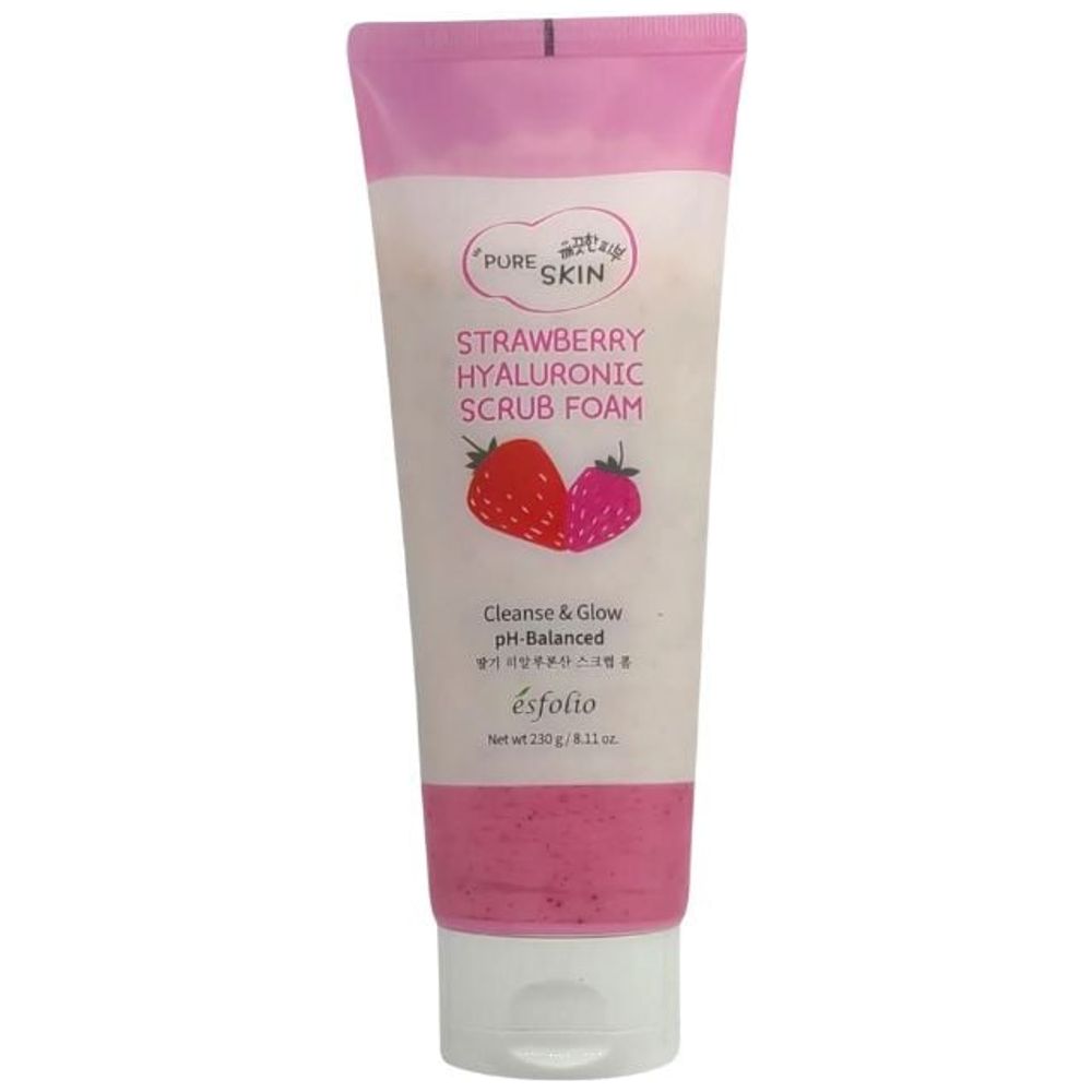 Esfolio Strawberry Hyaluronic Scrub Foam - 230 g