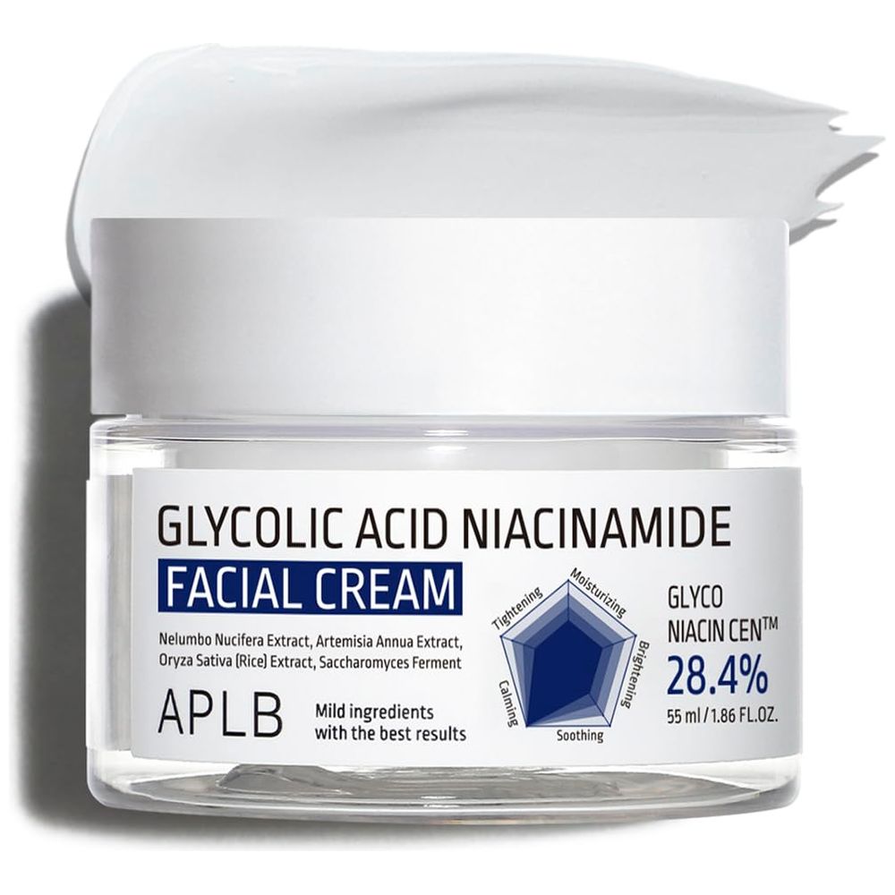 APLB Glycolic Acid Niacinamide Facial Cream, 55ml