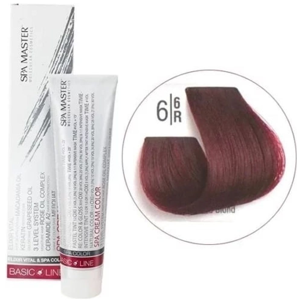 Spa Master Hair Colour Cream - Dark Red Blond + Oxygen - 20 Vol