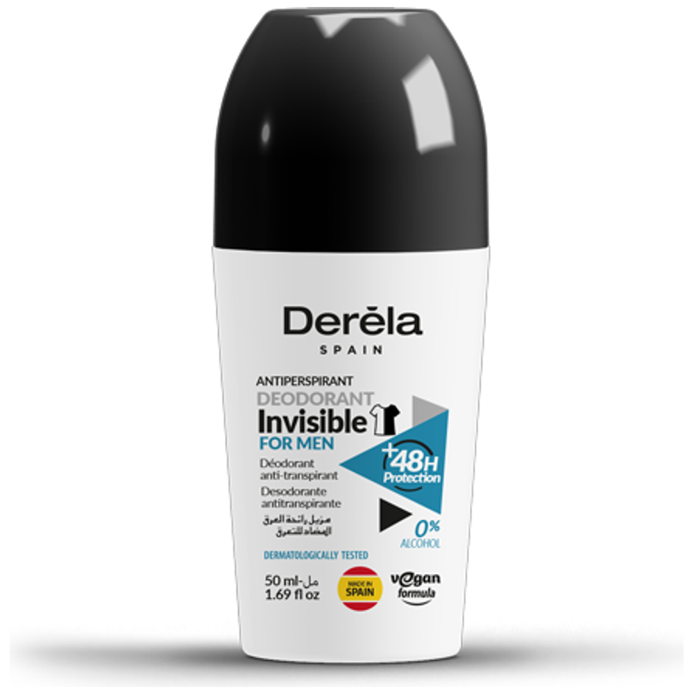 Derela Spain مزيل عرق رول-أون غير مرئي للرجال - 50 مل