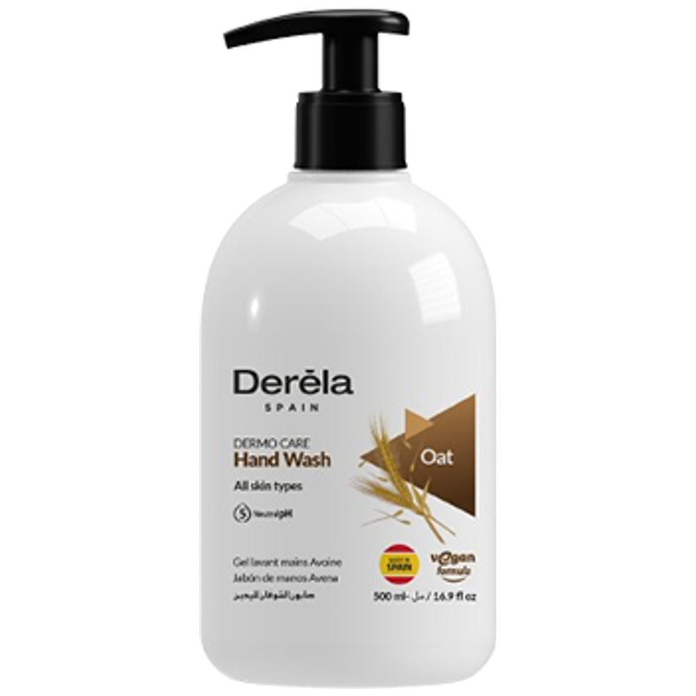 Derela Spain Oat Hand Wash - For All Skin types, 500 ml