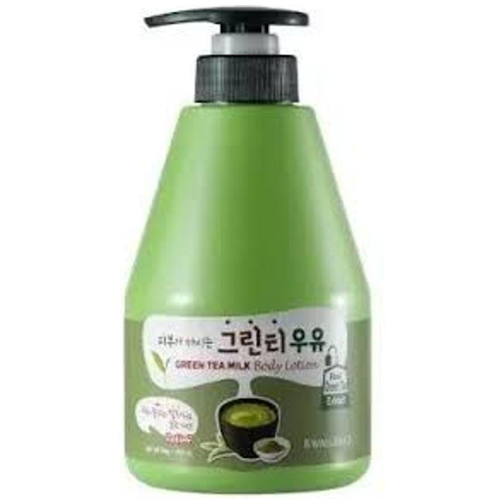 WelCos Green Tea Milk Body Lotion - Hydrates & Revitalizes Skin, 560g