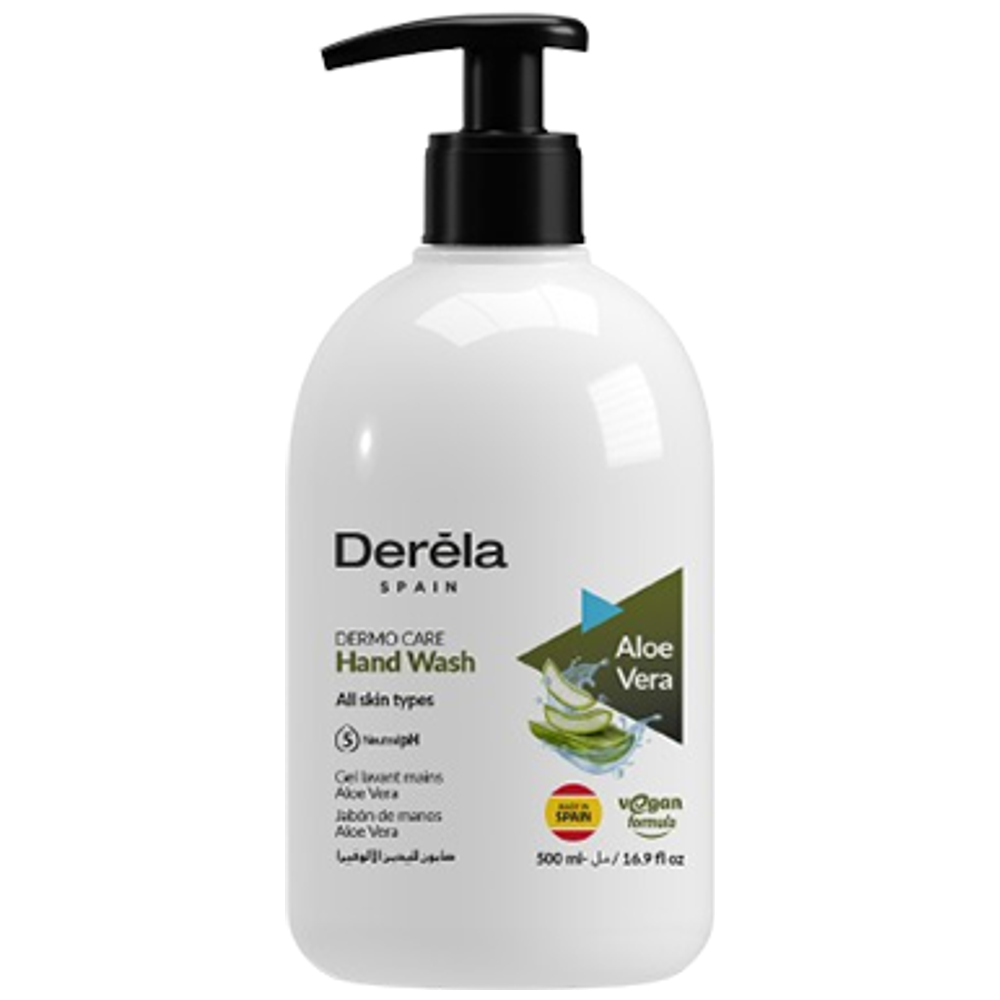 Derela Spain Dermo Care Hand Wash - Aloe Vera, 500 ml