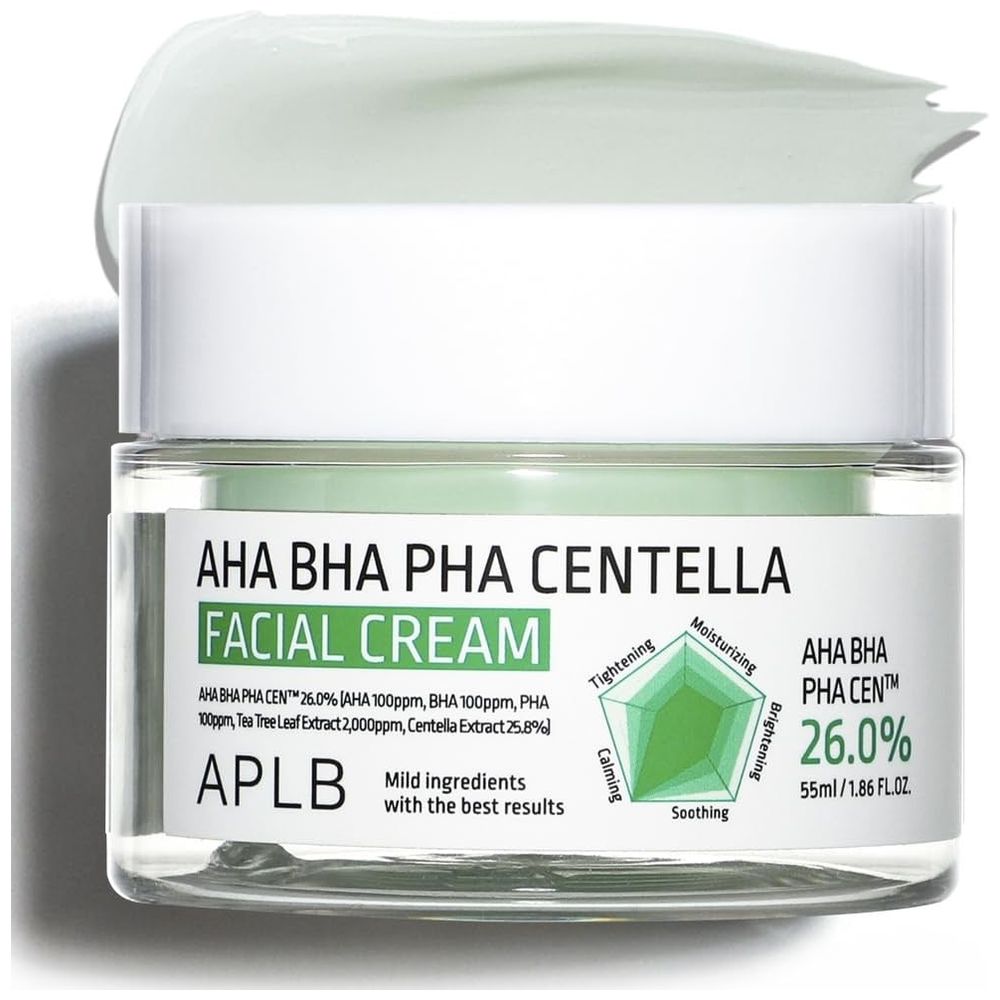 APLB AHA BHA PHA Centella Facial Cream To Remove Dead Cells - 55ml