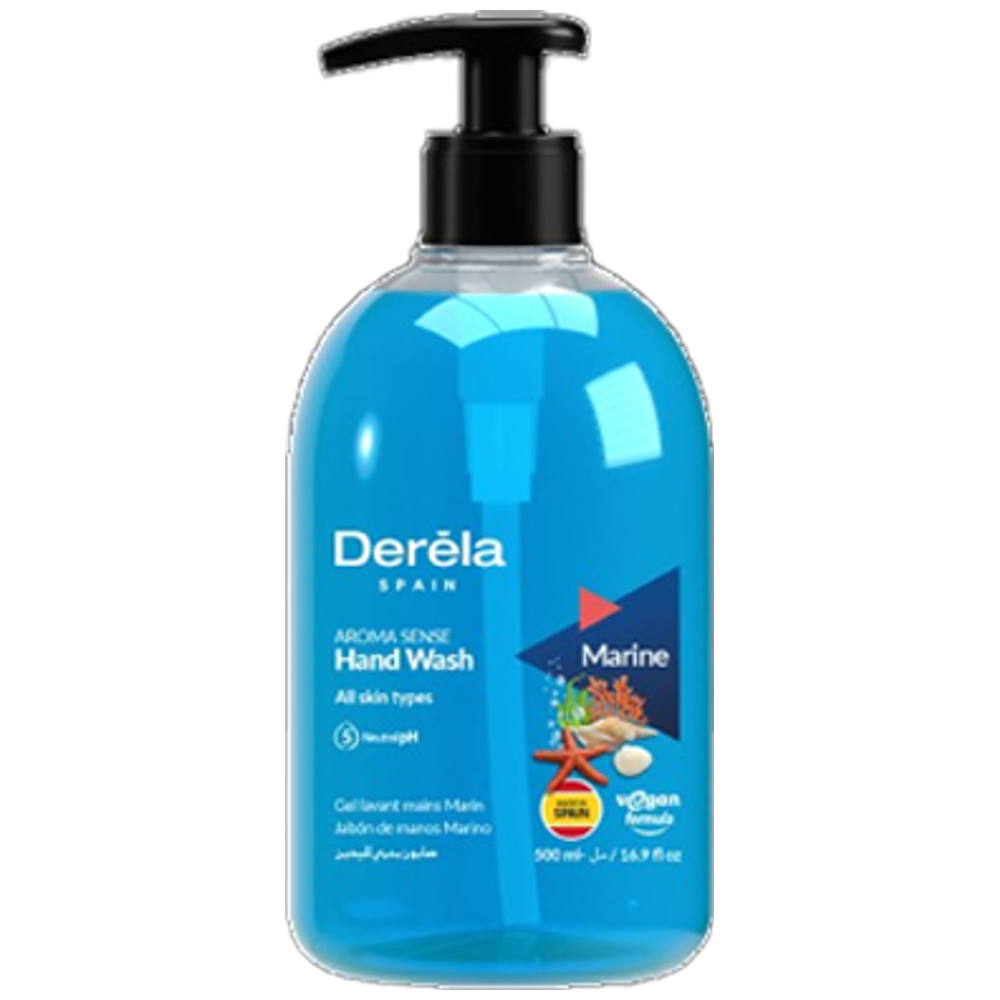 Derela Spain Marine Hand Wash - All Skin Types , 500 ml