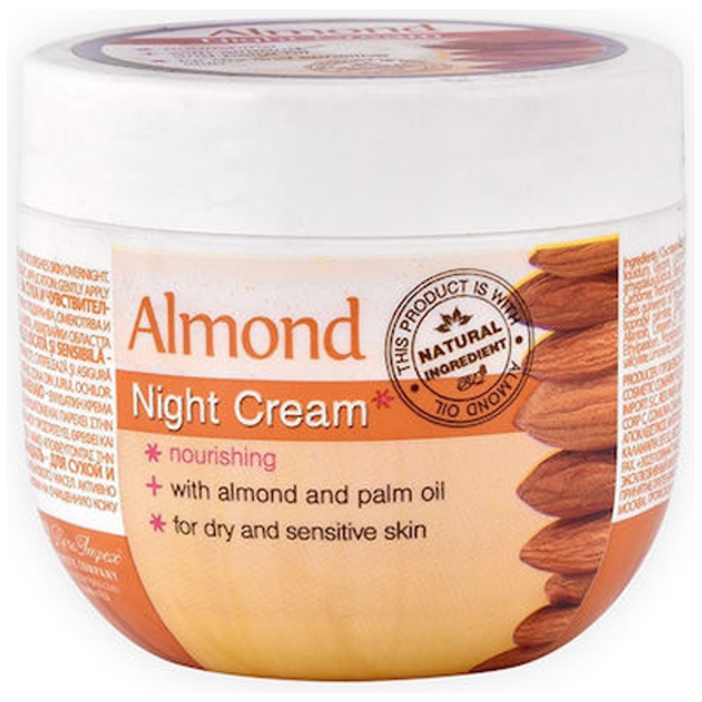 Rosa Impex Almond Night Cream moisturizing - 200 ml