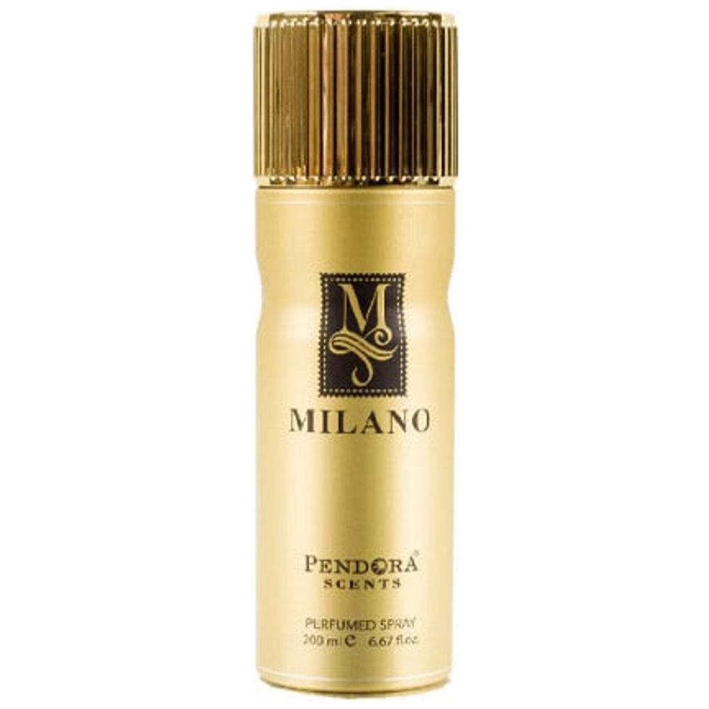 Milano by Pendora Scents for Men - Deodorant Body Spray,  200 ml