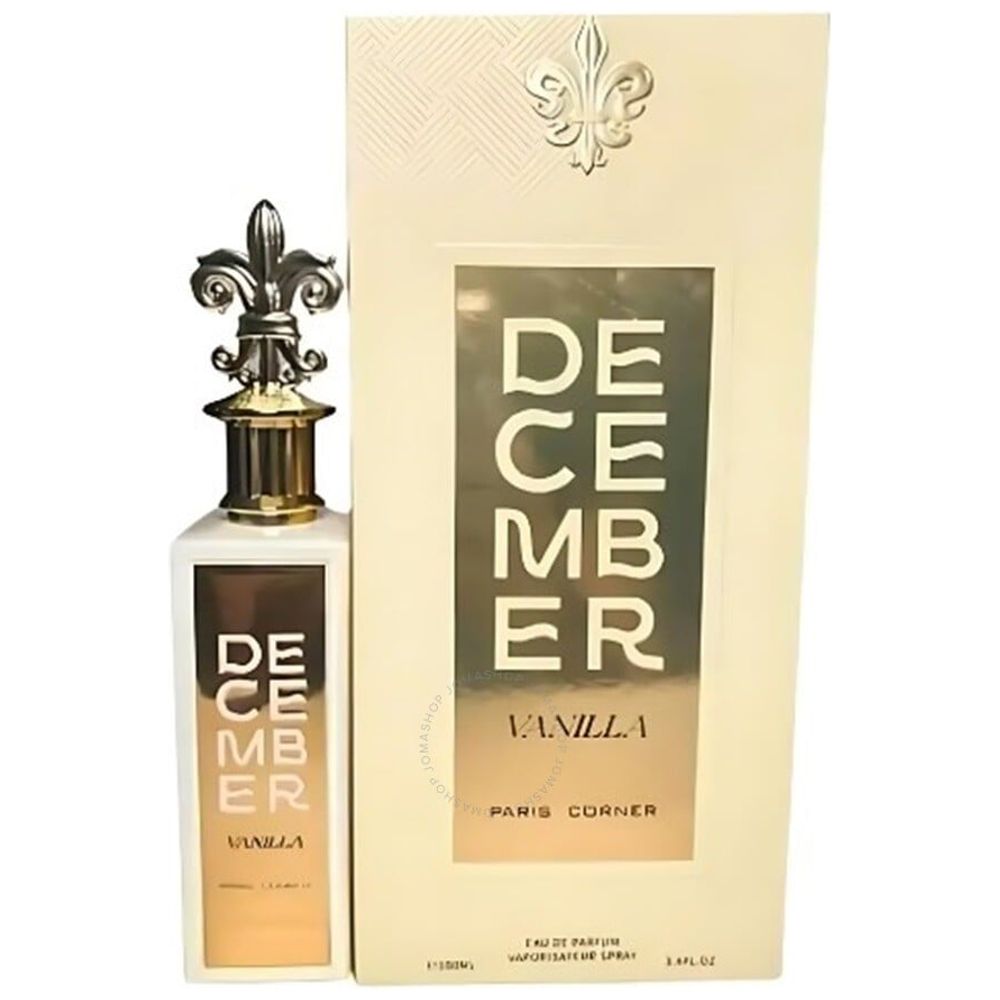 December Vanilla by Paris Corner for Unisex - Eau de Parfum, 85 ml