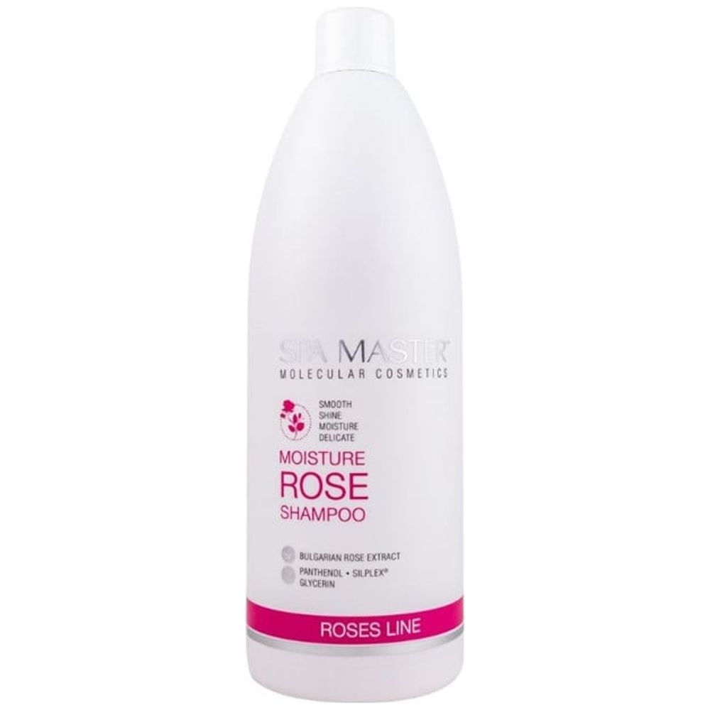 Spa Master Moisturizing Shampoo - with Bulgarian Rose Extract, 970 ml