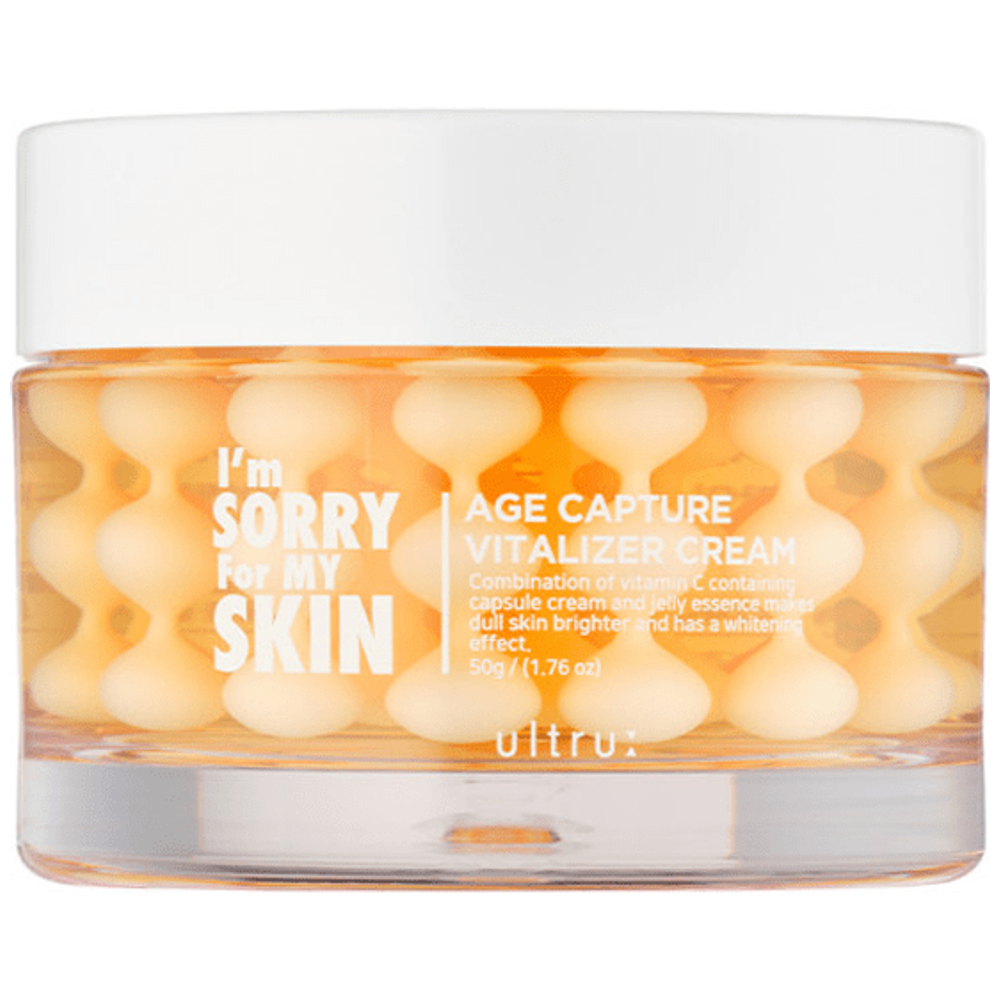 I'm Sorry My Skin AGE Capture Vitalizer Cream - مرطب وجه فيتامين C للتفتيح، 50g