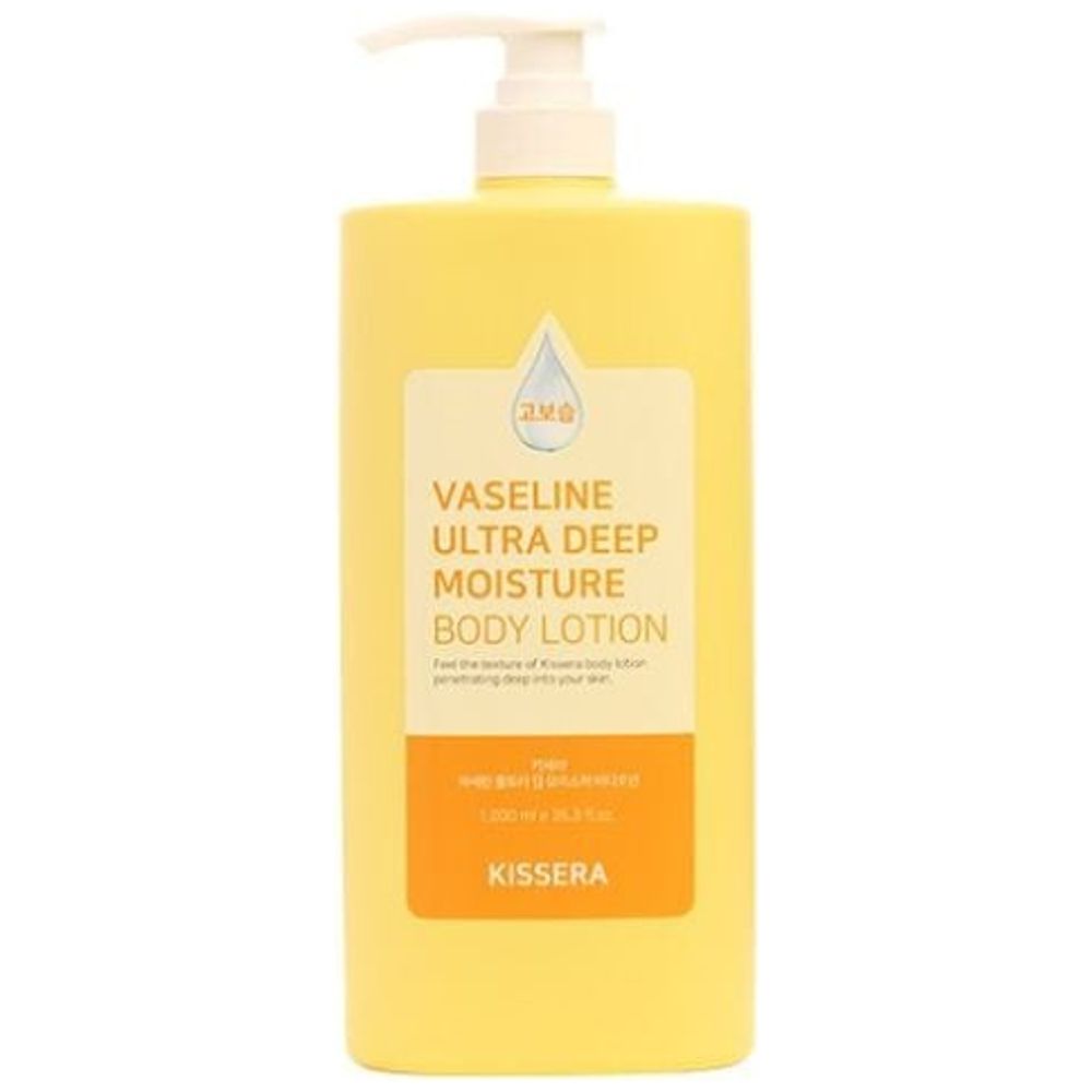 Kissera Body Lotion مرطب عميق بالحليب والفازلين - 1000 مل