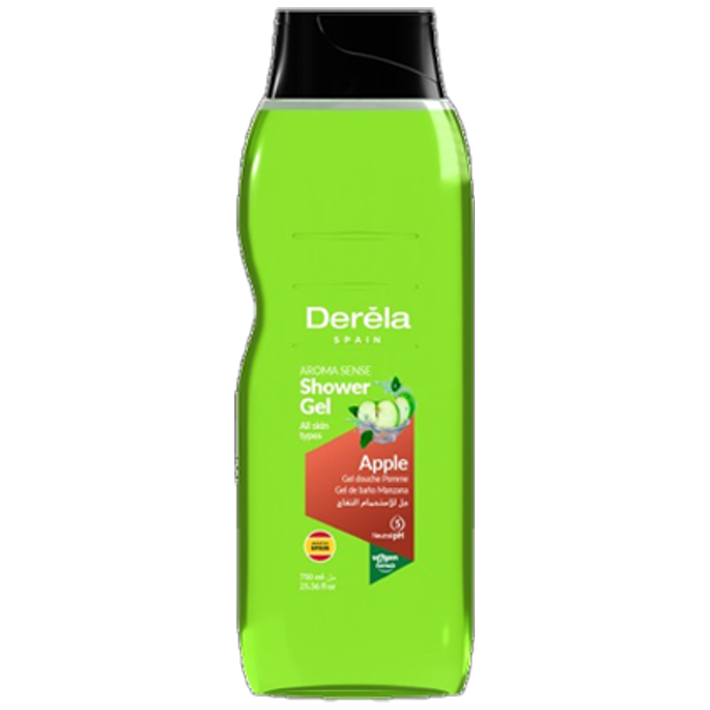 Derela Spain جل الاستحمام بالتفاح الأخضر - 250 ml