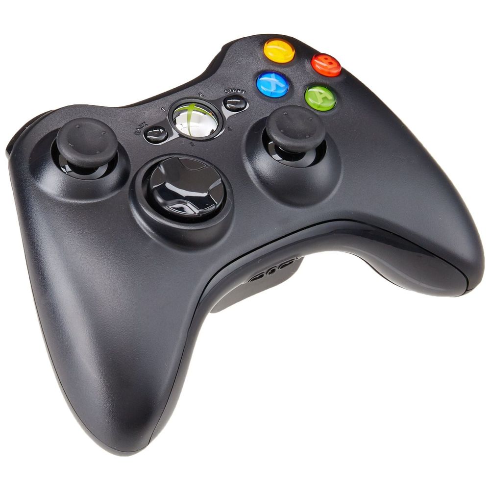 Microsoft Xbox 360 Wireless Joystick - Black
