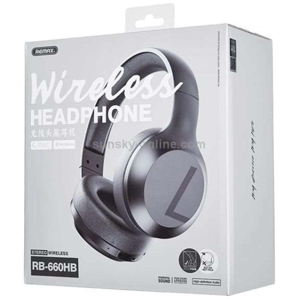 Remax Remax RB-660HB - Bluetooth Headphone Over Ear - Black