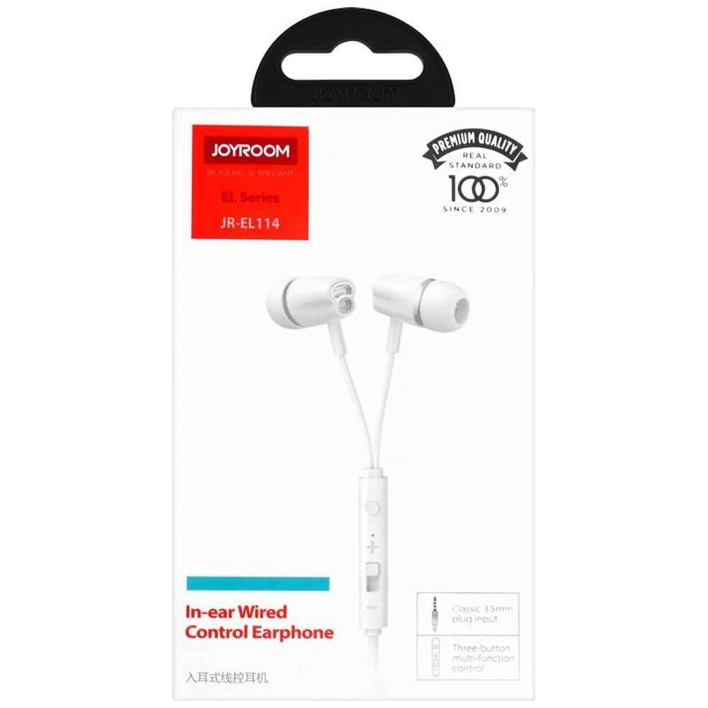 Joyroom Joyroom JR-EL114white - Headphone In Ear - White
