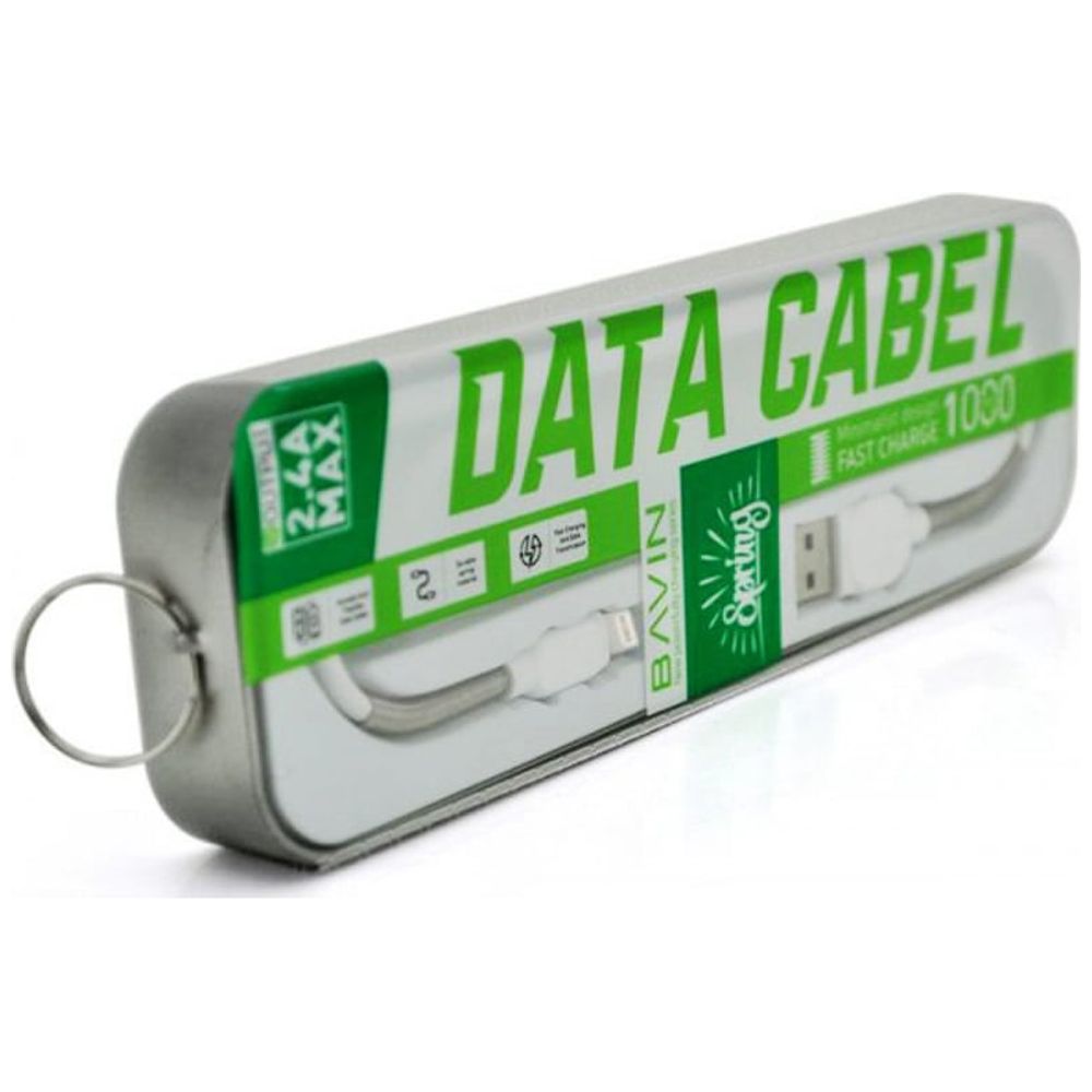 BAVIN BAVIN CB-121 - Cable USB To iPhone - 1m - White 1m – 8,250 IQD Iraq