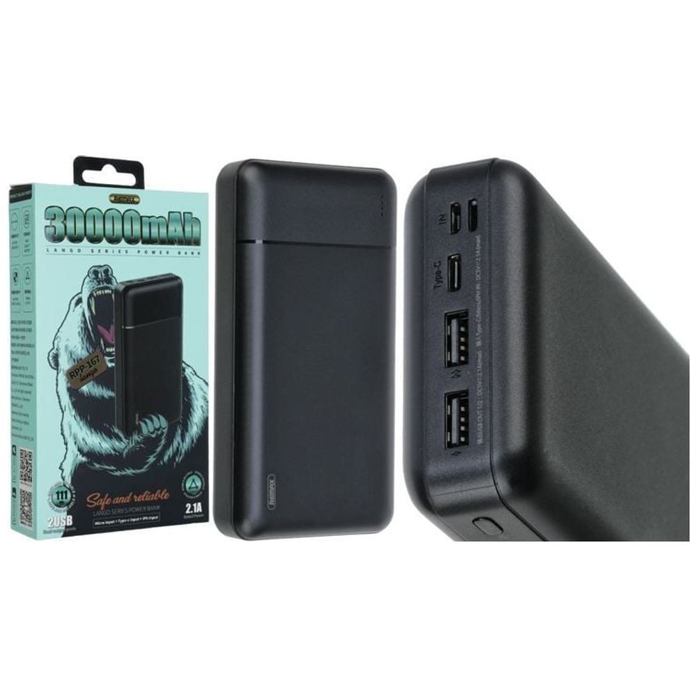 Remax Remax RPP-167 - 30000mah - Power Bank - Black 30000mAh