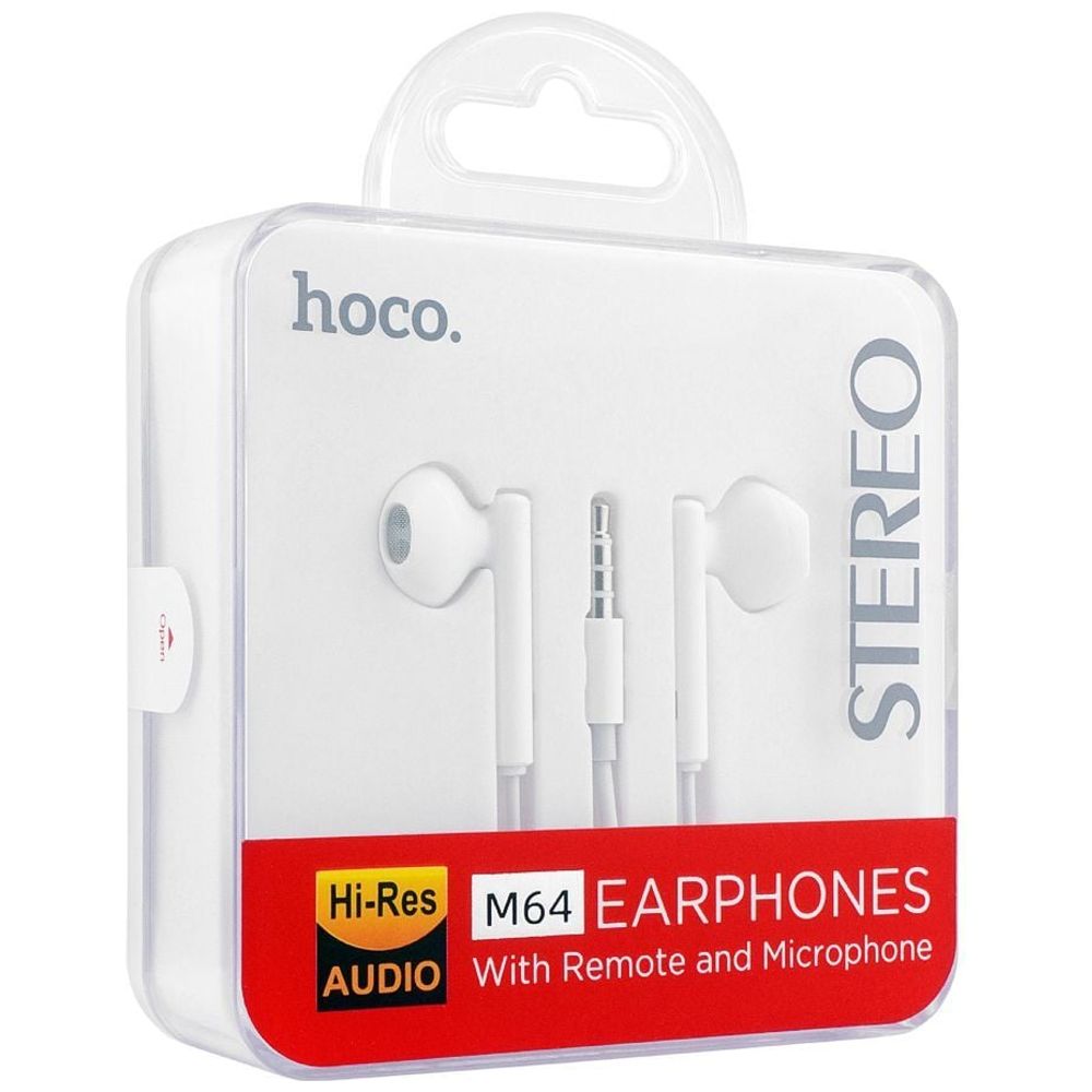 HOCO HOCO M64 - Headphone In Ear - White