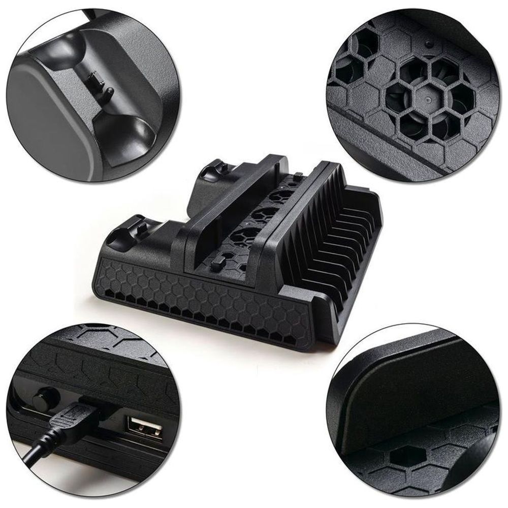 Dobe TP4-882 – Multi-functional Charging & Cooling Stand – Black – 30,000 IQD Iraq