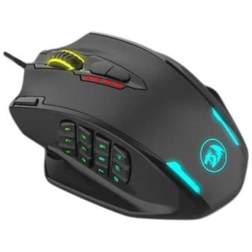 Redragon Redragon Professional Gaming Mouse - High adjustable resolution up to 12400 DPI - 2. Buttons and Control - Black 12400 DPI