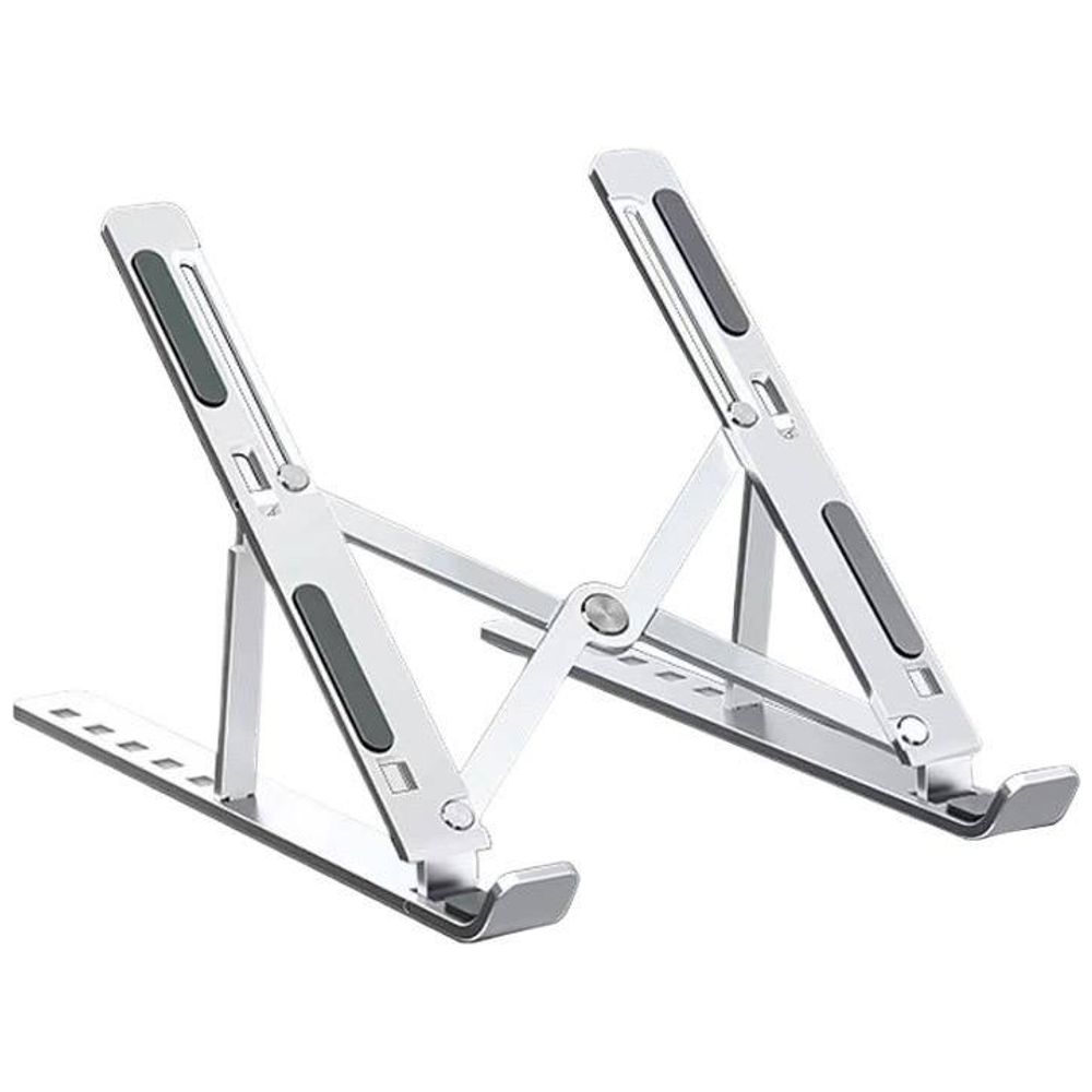 DM Laptop Stand - Foldable with 6-7 Height Levels - Viewing Angle 15°-45° -  Stable Double‑M Structure 6-7 Height Levels – 13,750 IQD Iraq