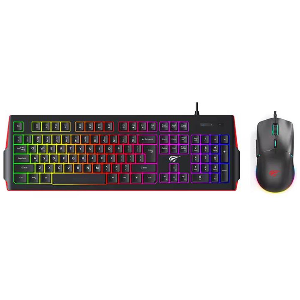 Havit Gaming Gamenote Keyboard and Mouse - Multi-color Backlight - Black price in Iraq 26,000 IQD