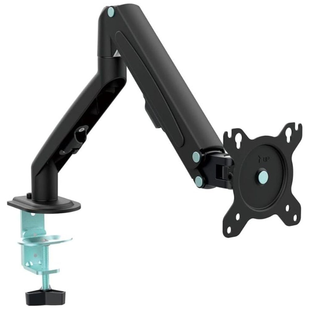 BR PS80 Hydraulic Monitor Arm - Supports 14 to 32-Inch Screens - 180° Rotation 14-32 inches