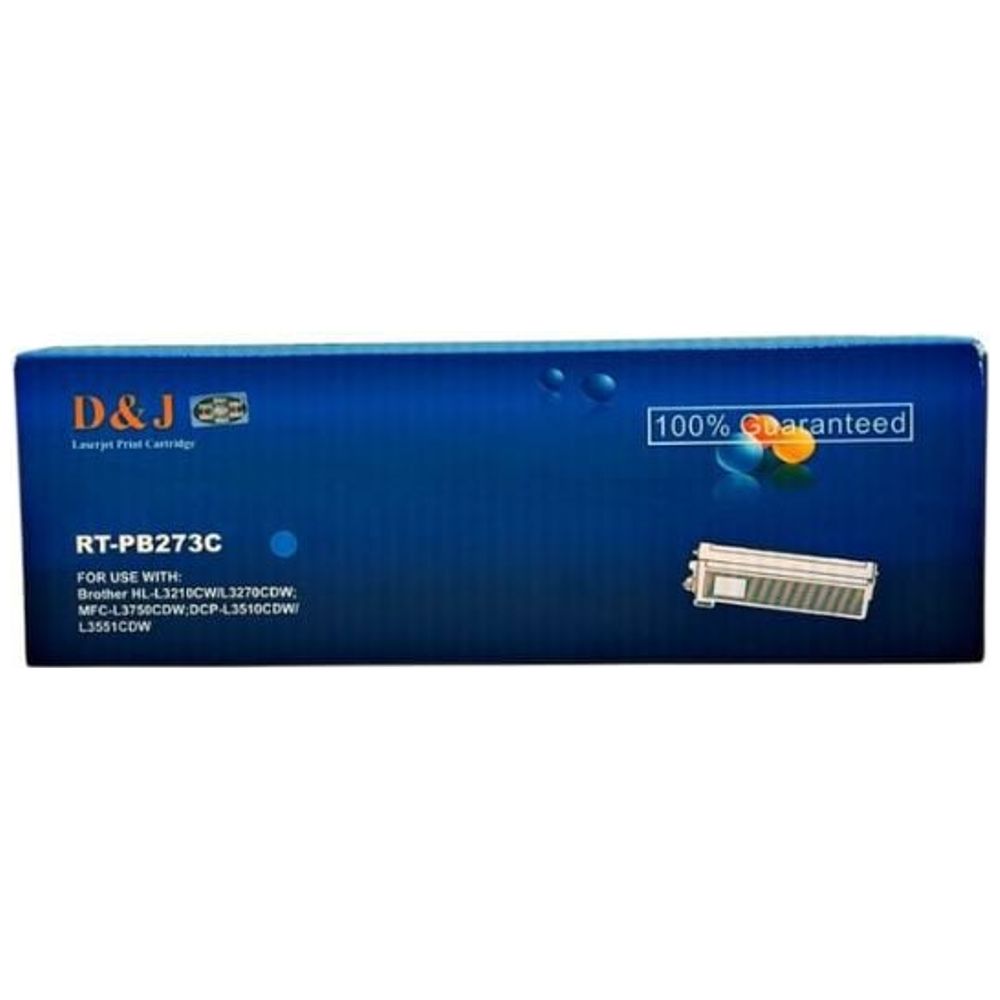 D&J D&J 273C - Laser Printer Cartridge - Bright, long-lasting colors prevent smudging or fading - 4 colors
