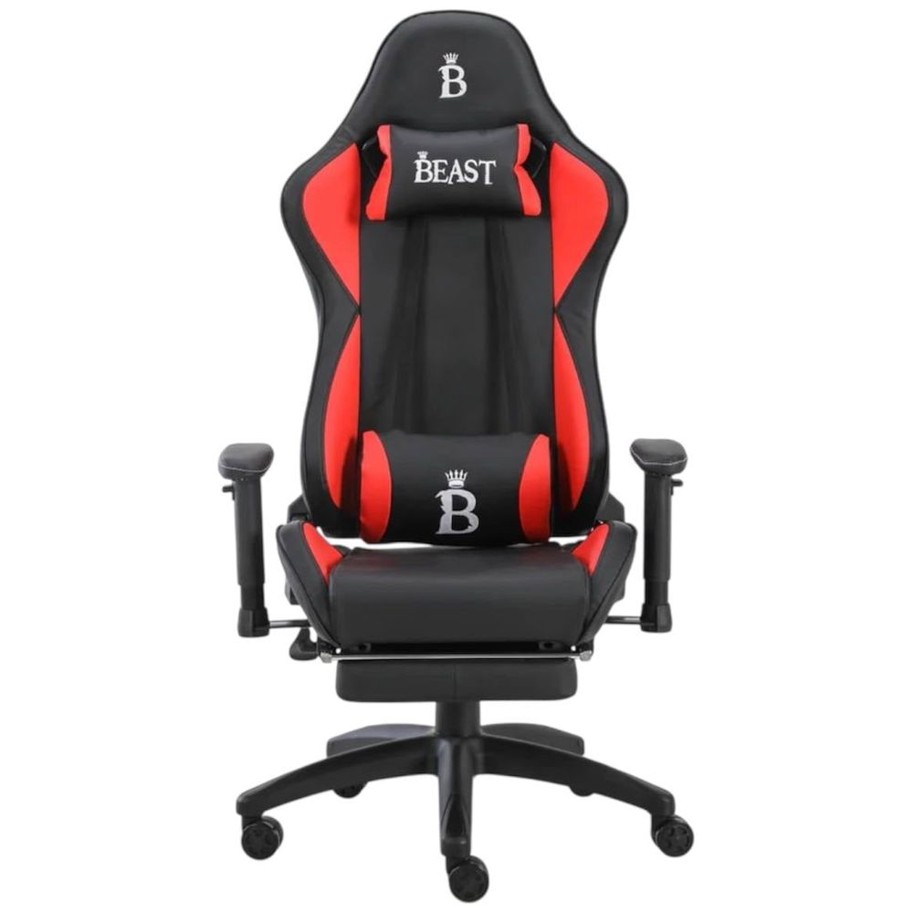 Beast SD 024A - Gaming Chair - Full return to the reclining position - Head and back supports - Black