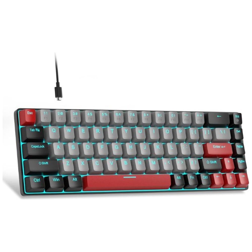 MAGEGEE KB892L - Wired Keyboard - USB-C - LED blue backlight - Black – 47,500 IQD Iraq
