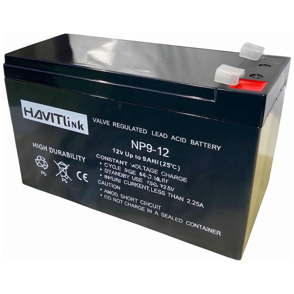 Havit Havit  BT12-9  Battery -12V - 9Ah - Suitable for UPS Devices and Alarm Systems 12V 9Ah – 22,500 IQD Iraq