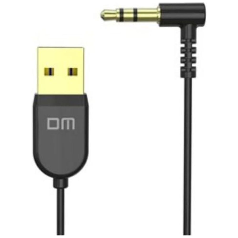 DM DM AD031- USB To AUX - Audio Adapter - Up to 10 meters - Black