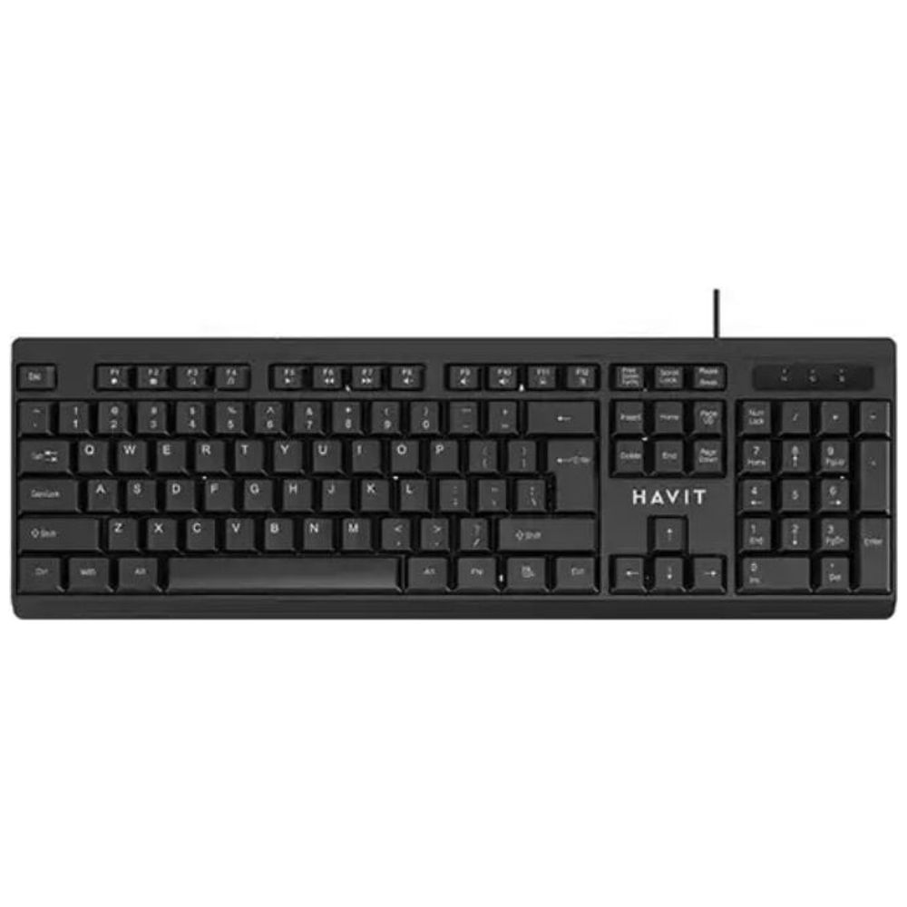 Havit Havit HVKB-KB376-AR-BK - Wired Keyboard - Black