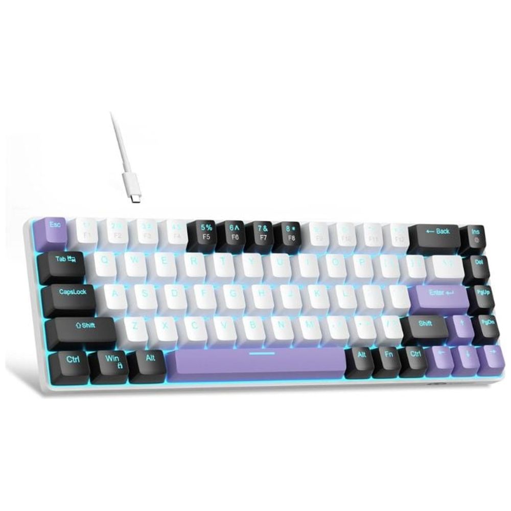 MAGEGEE 3MK BOX - Wired Keyboard - USB-C - LED - White – 47,500 IQD Iraq