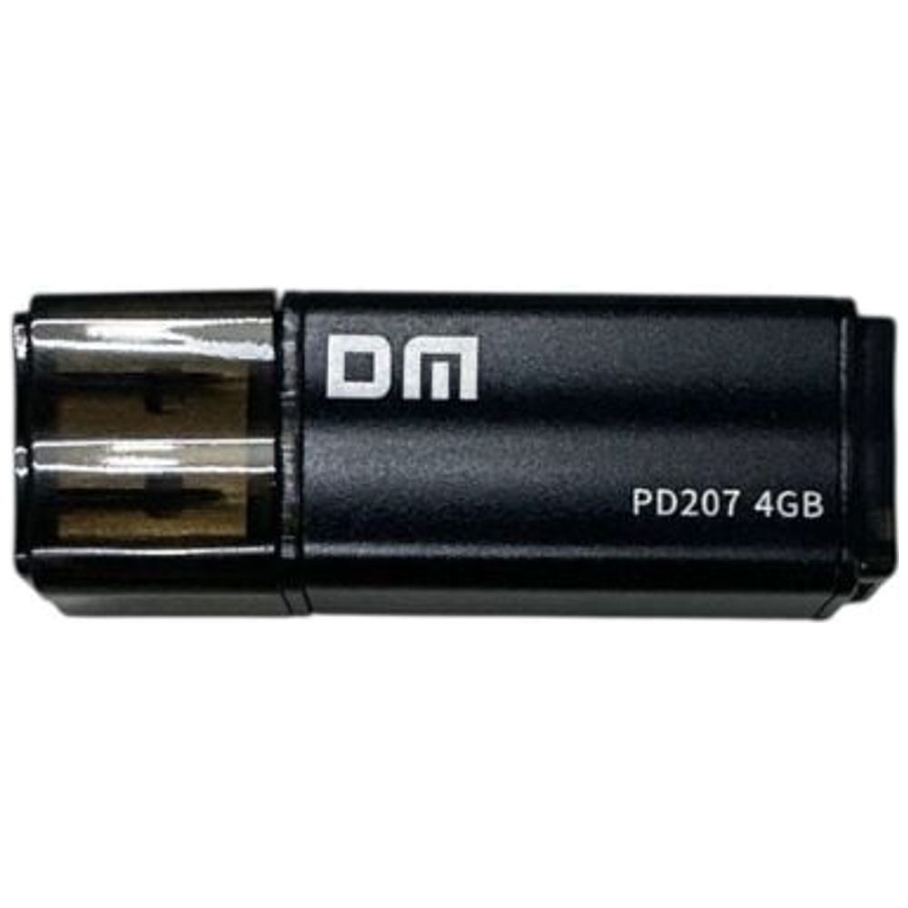 DM DM Practical USB Flash Drive - 4GB - Compact  Lightweight & Fast File Transfer -  Black 4GB