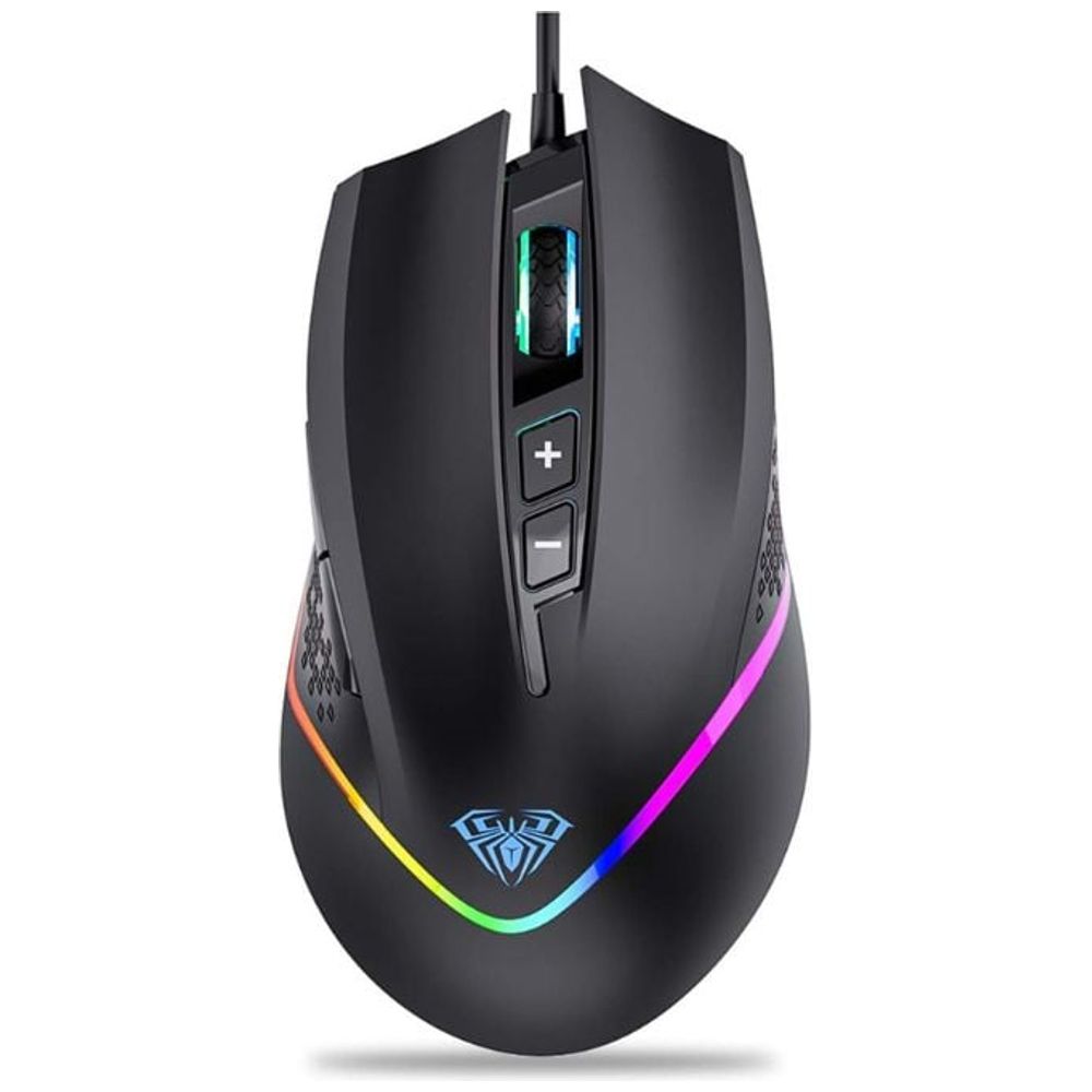 AULA F805 - Wired Gaming Mouse - RGB - 1.8m - Black 1.8m