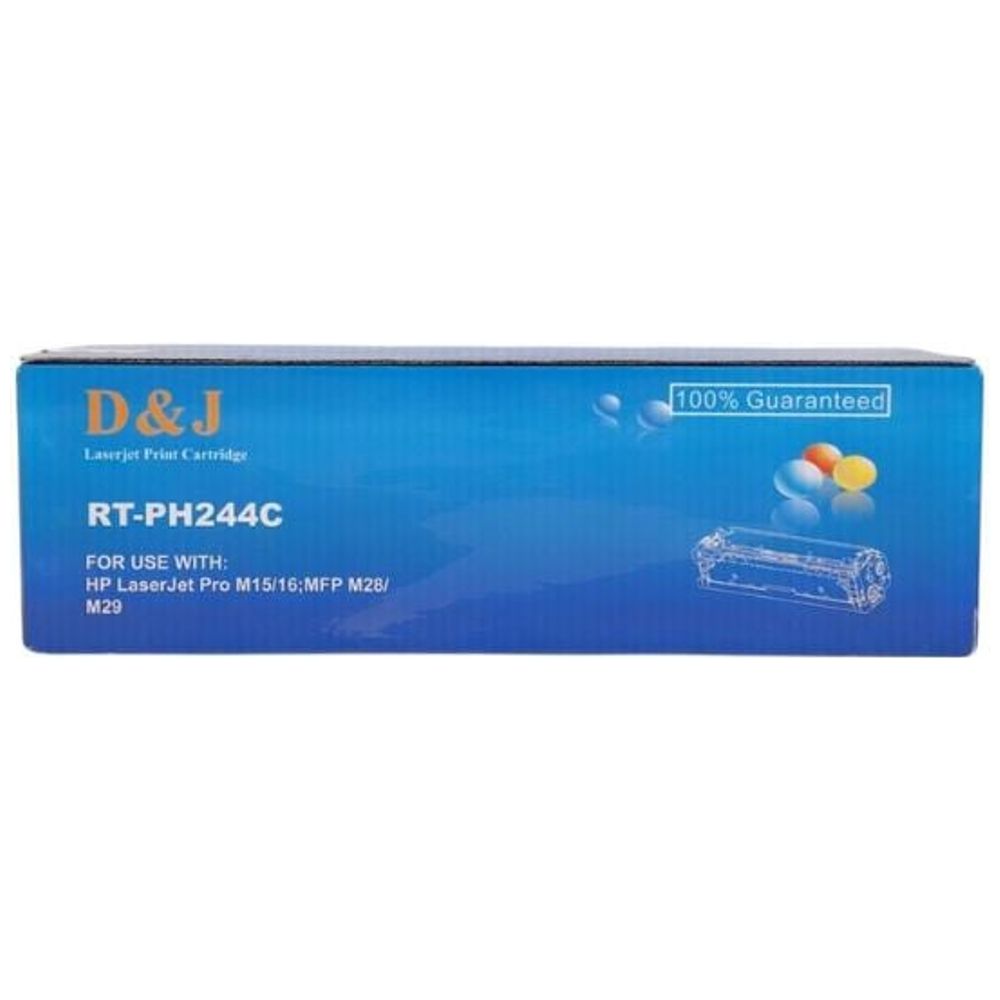 D&J D&J RT-PH244C - Ink Cartridge - High efficiency ensures full utilization of ink capacity - Black