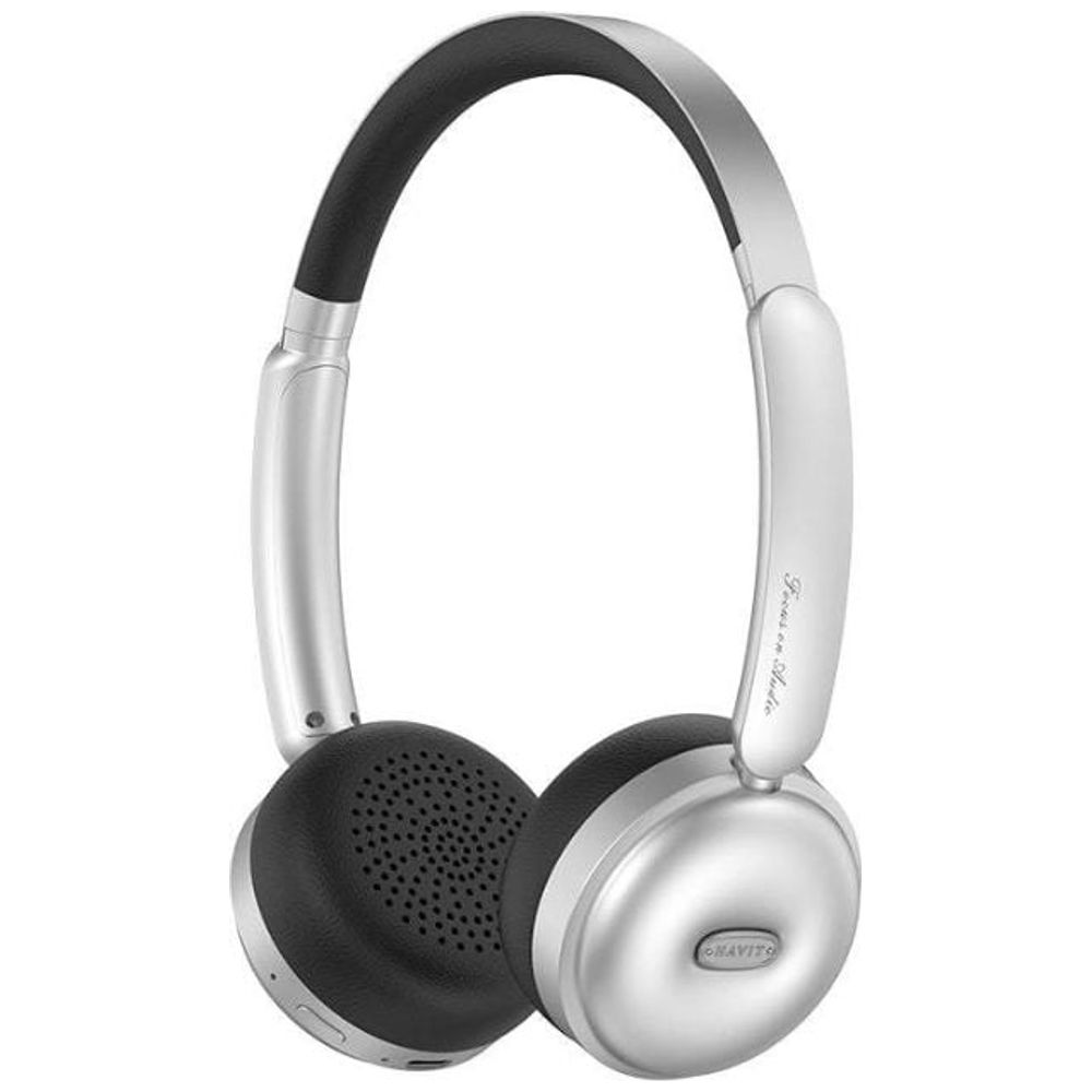 Havit Havit Model-H616BT-/-HVBT-H616BT-SVBK- Bluetooth Headphone Over Ear - Up To 60 hours - Silver – 37,750 IQD Iraq