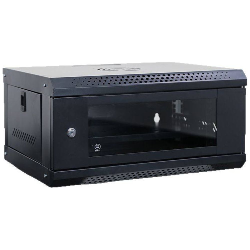 Other Professional Network Cabinet - Rust-Coated Steel - Adjustable Shelves - Front Lock - Smart Ventilation - Black