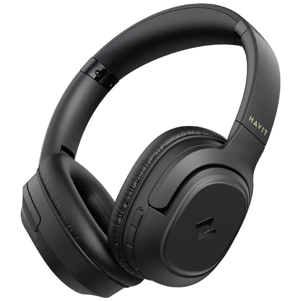 Havit H612BTPRO BK - Bluetooth Headphone Over Ear - Up to 50 hours - Bluetooth 5.4 - Black Up to 50 hours, Bluetooth 5.4 – 31,250 IQD Iraq