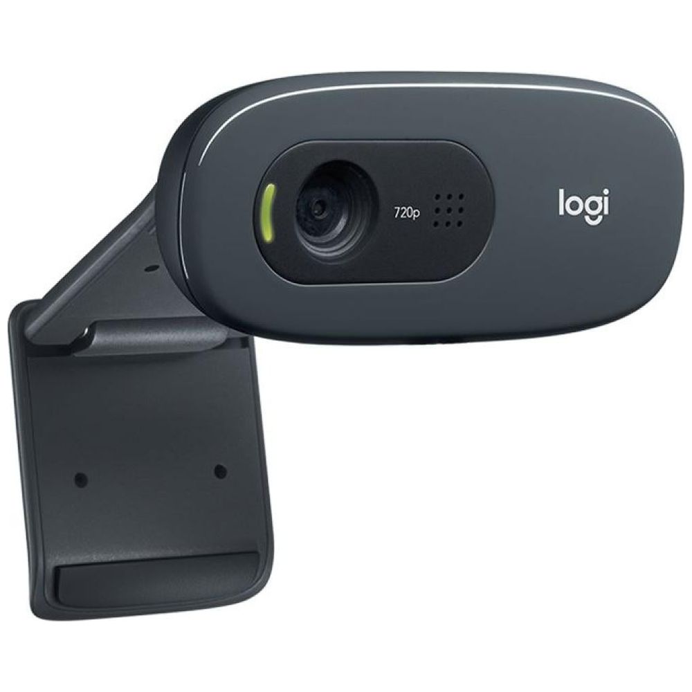 Logitech Logitech C270 - Webcam HD - Built in noise cancelling microphone - Black