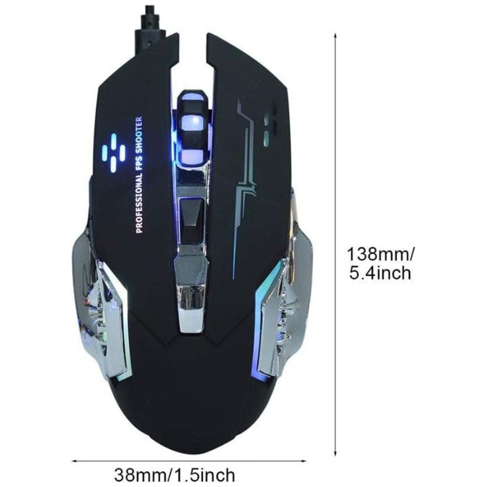 Micro Kingdom Micro Kingdom Model-G501- Wireless Gaming Mouse - Up to 10 meters -  Black