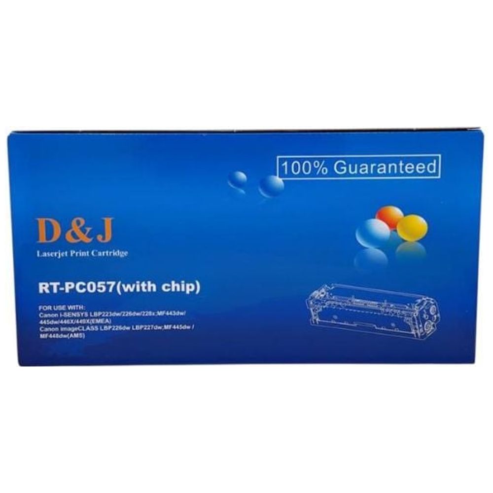 D&J D&J RT-PC057 - LaserJet Ink Cartridge - Longer ink life with efficient consumption