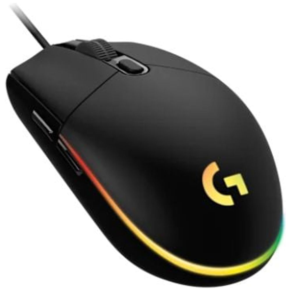 Logitech Logitech G102 Wired Gaming Mouse - 1 ms - RGB - 8000 DPI - Black 8000 DPI